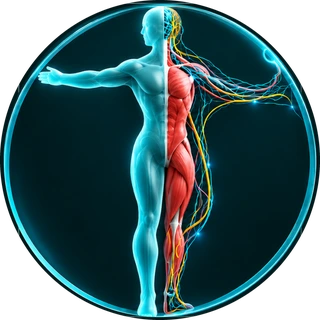 Human Anatomy 3D emblem