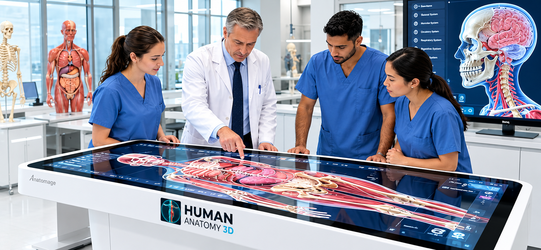 Anatomy teaching environment